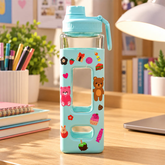 900ml Leakproof Plastic Water Bottle – Large Capacity Flip Lid
