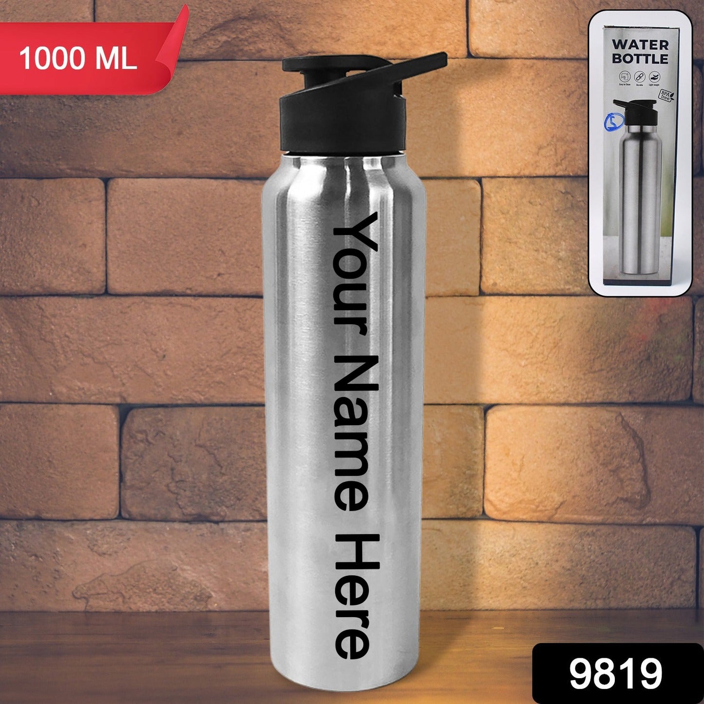 Customize Stainless Steel Water Bottle (1000ML)