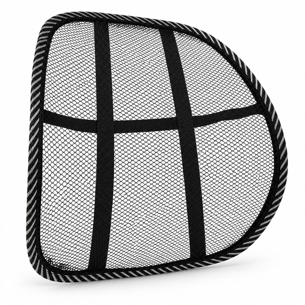 Breathable Mesh Car Seat Back Support with Elastic Strap (1 Pc)