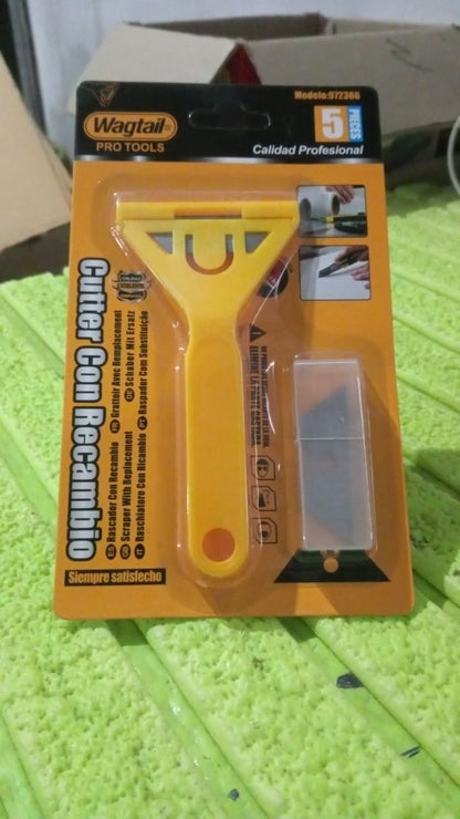 Plastic Scraper Cutter With 5 Blades