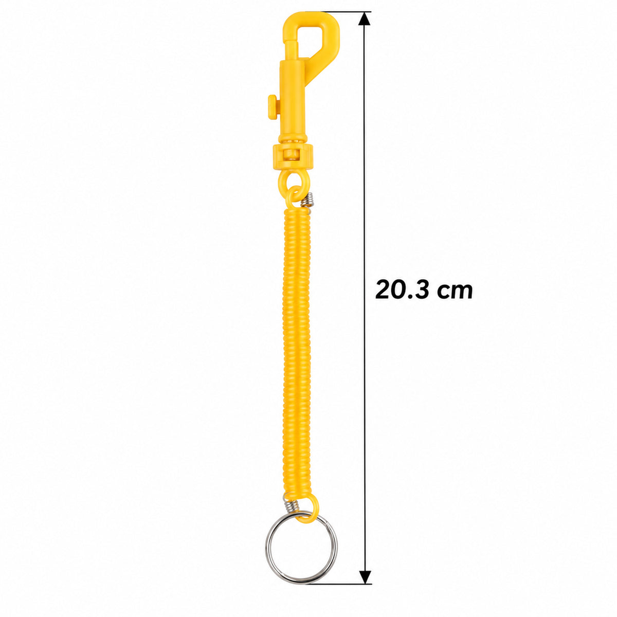 Retractable Keychain – Durable Coiled Key Holder with Carabiner