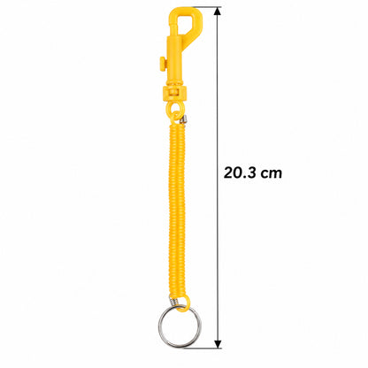Retractable Keychain – Durable Coiled Key Holder with Carabiner