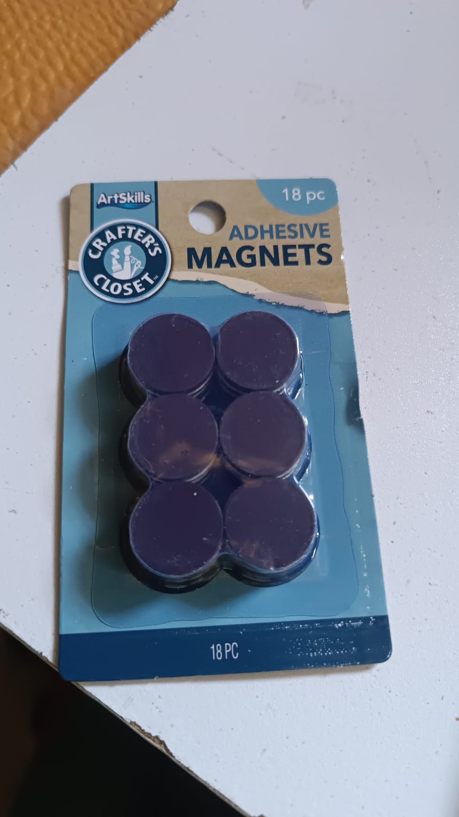 Magnets with Adhesive Backing Magnetic Tape Magnet Strips (18 Pcs Set)