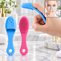 Face Wash Brush with Soft Silicone Bristles for Daily Face Care (2 Pc Set)