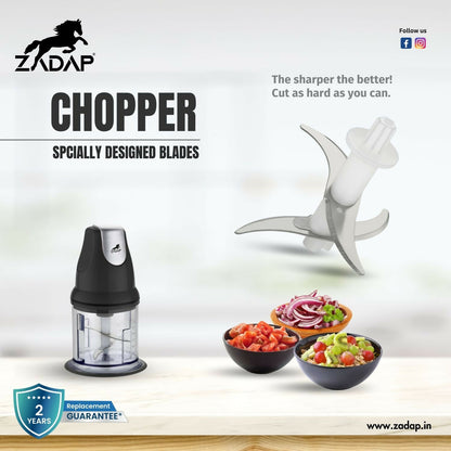 ZADAP Electric Chopper compact design on kitchen counter