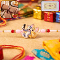 Kids Rakhi – Cute Cartoon Cat & Mouse Selfie Design for Siblings