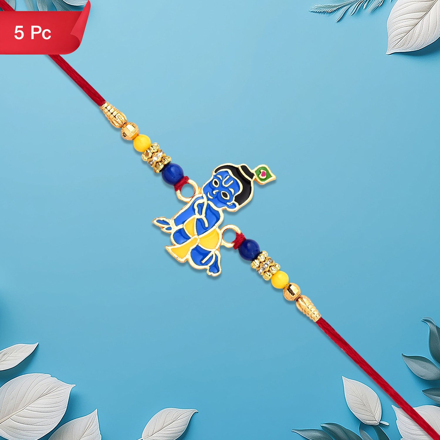 Bal Krishna Kids Rakhi Cute & Divine Raksha Bandhan Gift (5pcs)