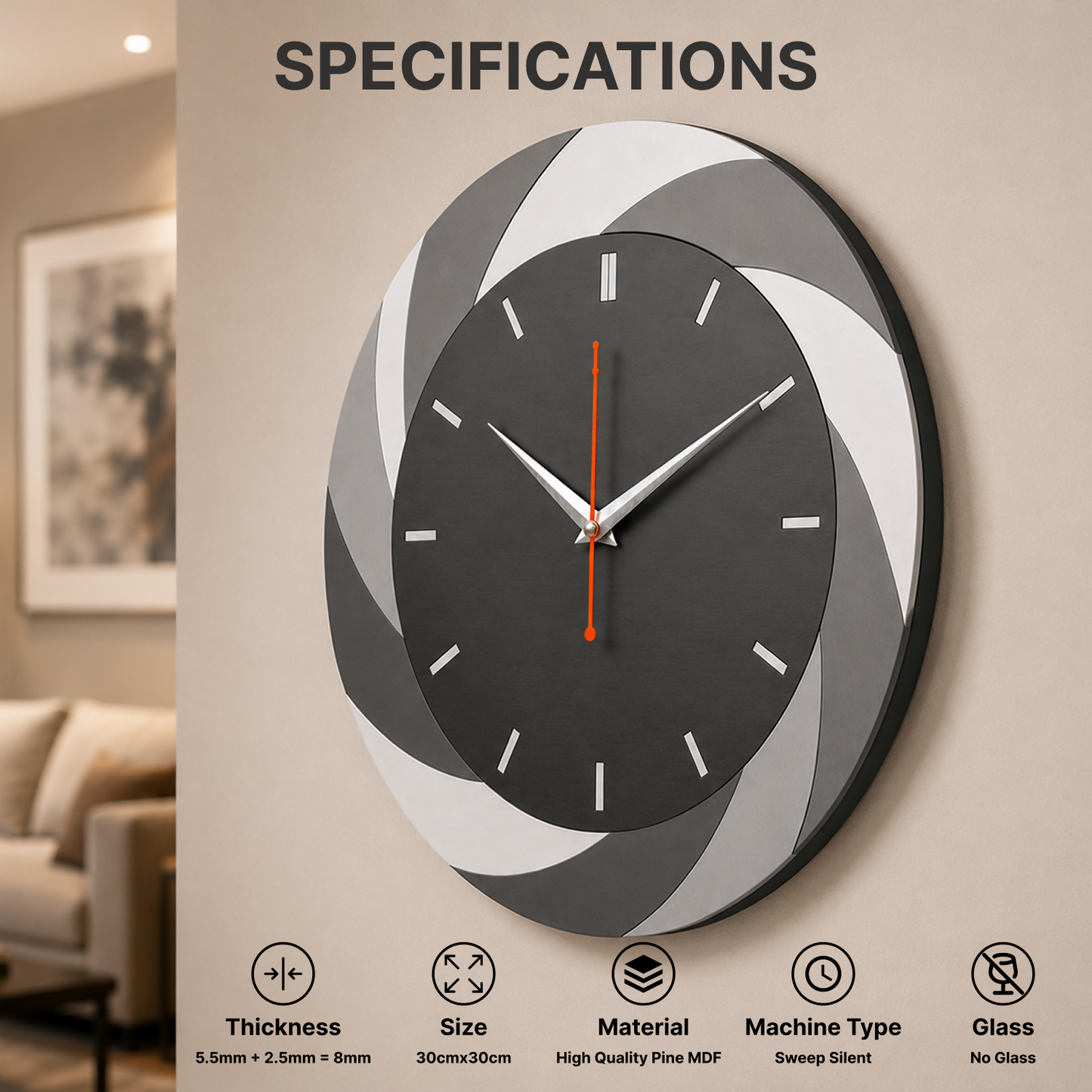 Circular Clock 7