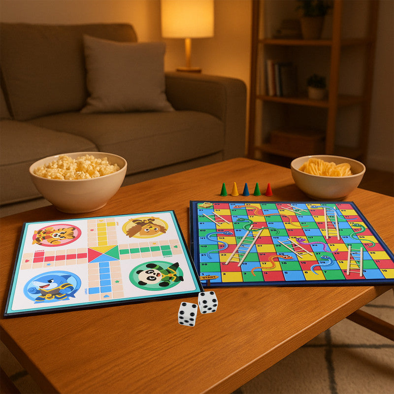 Funskool 2-in-1 Classic Board Game – Ludo & Snakes and Ladders Combo Set for Kids and Families