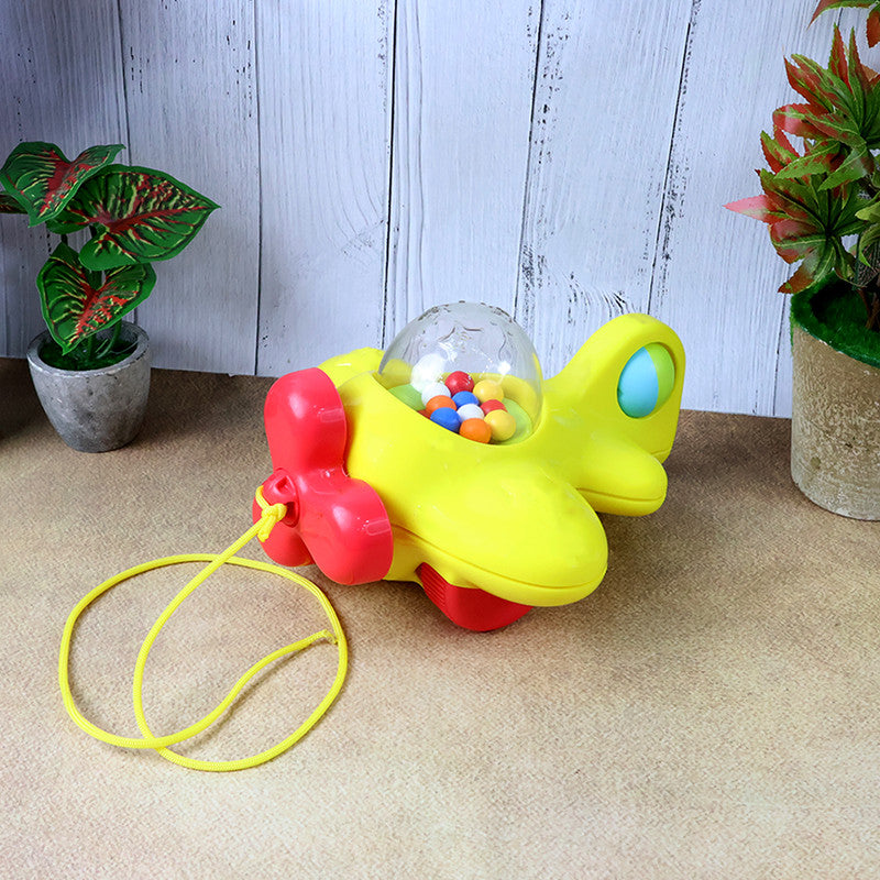 Funskool Giggles 2-in-1 Toddler Gift Set – Shape Sorter Cube & Pull-Along Plane Toy for Early Learning