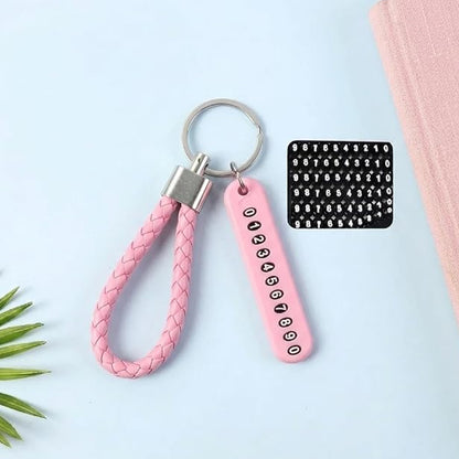 Braided loop car key holder