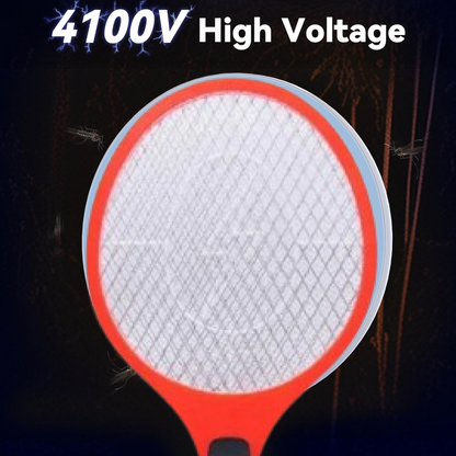 मच्छर मारने वाला रैकेट रिचार्जेबल हैंडहेल्ड इलेक्ट्रिक फ्लाई स्वैटर मच्छर मारने वाला रैकेट बैट, इलेक्ट्रिक कीट मारने वाला (गुणवत्ता सुनिश्चित) (केबल के साथ)