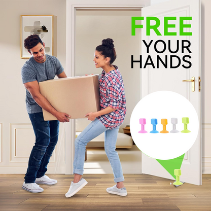 Self-Sucking Silicone Door Stopper (5 Pcs Set)