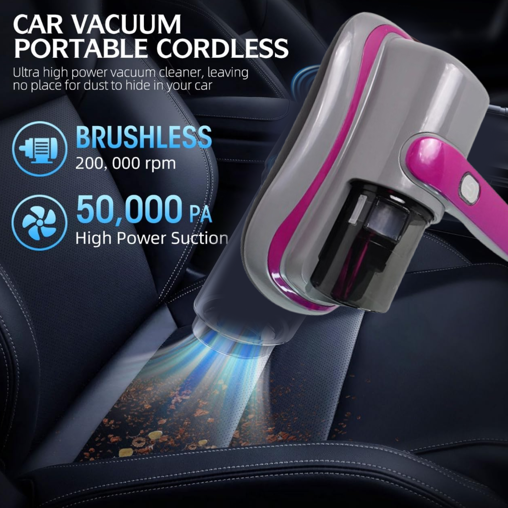 Low Noise Vacuum Cleaner for Bed