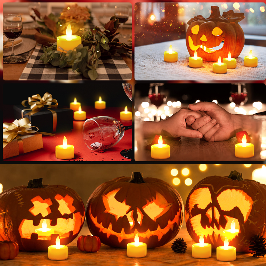 12 ફ્લેમલેસ ફ્લોટિંગ કેન્ડલ્સનો 6432 સેટ બેટરી ઓપરેટેડ ટી લાઈટ્સ ટીલાઈટ કેન્ડલ - ડેકોરેટિવ, વેડિંગ.( દિયા , દિવો , દિવા , દીપક , જ્યોતિ ,)