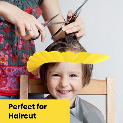 0378B એડજસ્ટેબલ સેફ સોફ્ટ બાથિંગ બેબી શાવર હેર વોશ કેપ બાળકો માટે, બેબી બાથ કેપ શાવર પ્રોટેક્શન આંખો અને કાન માટે,