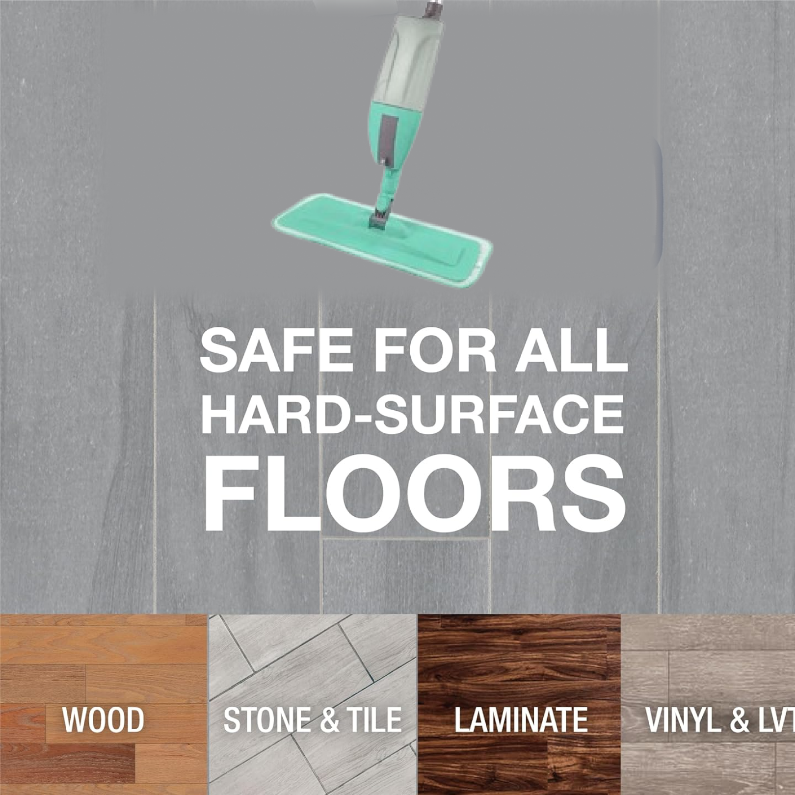 0802 ક્લિનિંગ 360 ડિગ્રી હેલ્ધી સ્પ્રે મોપ રિમૂવેબલ વૉશેબલ ક્લિનિંગ પૅડ સાથે