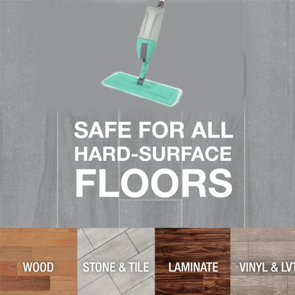 0802 ક્લિનિંગ 360 ડિગ્રી હેલ્ધી સ્પ્રે મોપ રિમૂવેબલ વૉશેબલ ક્લિનિંગ પૅડ સાથે