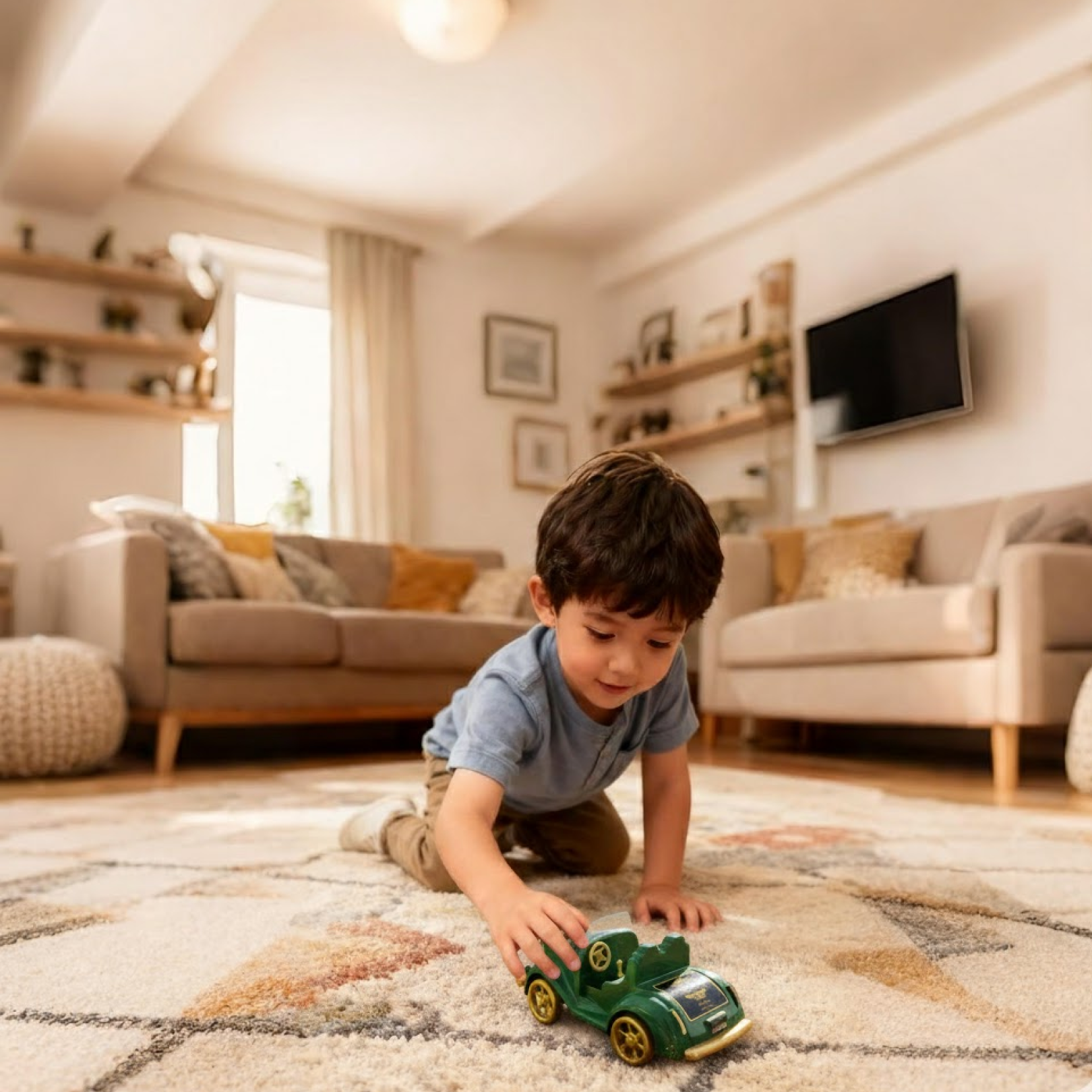 Funwoods Friction-Powered Vintage Car Toy - (1 Pc)