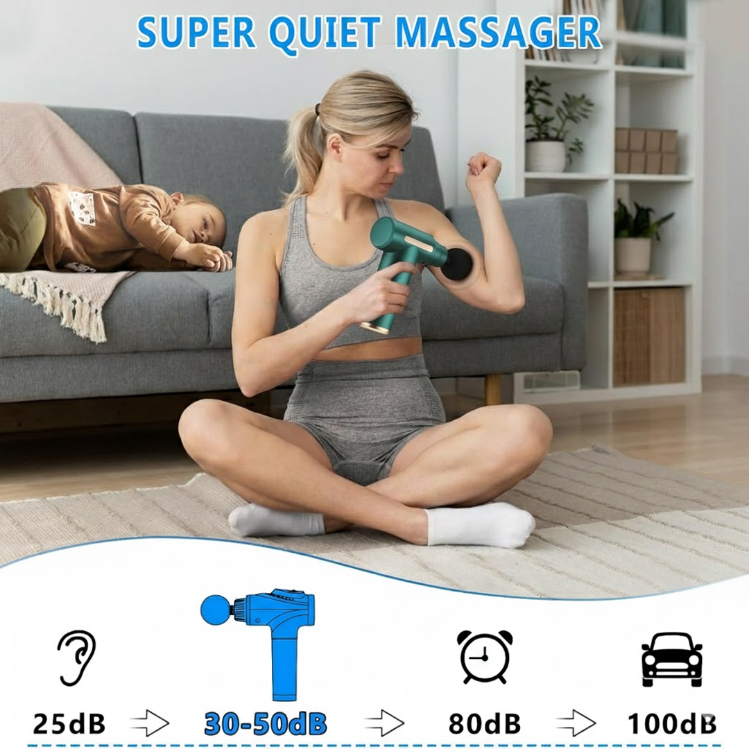 Deep Tissue Percussion Body Massage Machine For Pain Relief