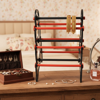 चूड़ी स्टैंड 3 स्टेप चूड़ी स्टोरेज ऑर्गनाइज़र डिस्प्ले और घर के लिए उपयुक्त