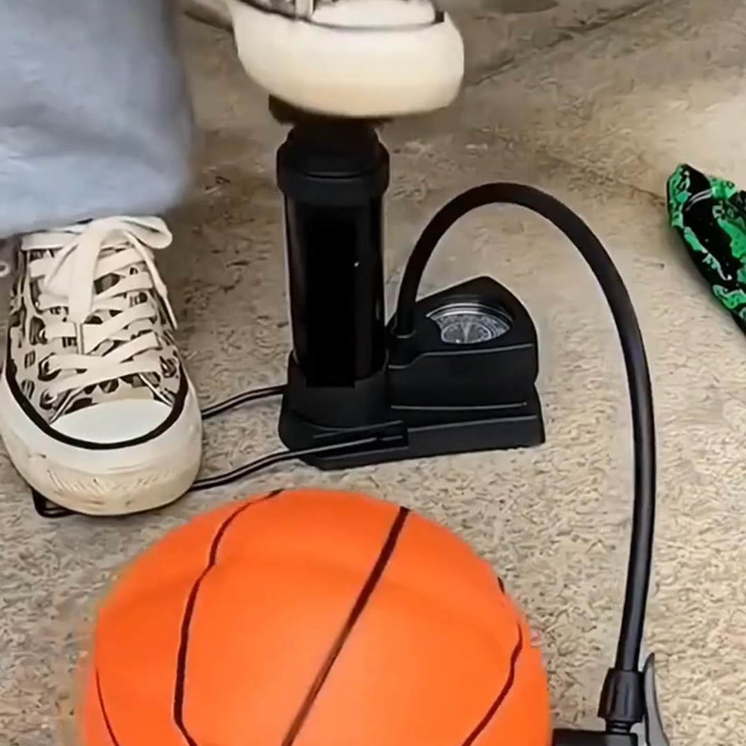 बाइक और कार के लिए मिनी फुट पंप इन्फ्लेटर