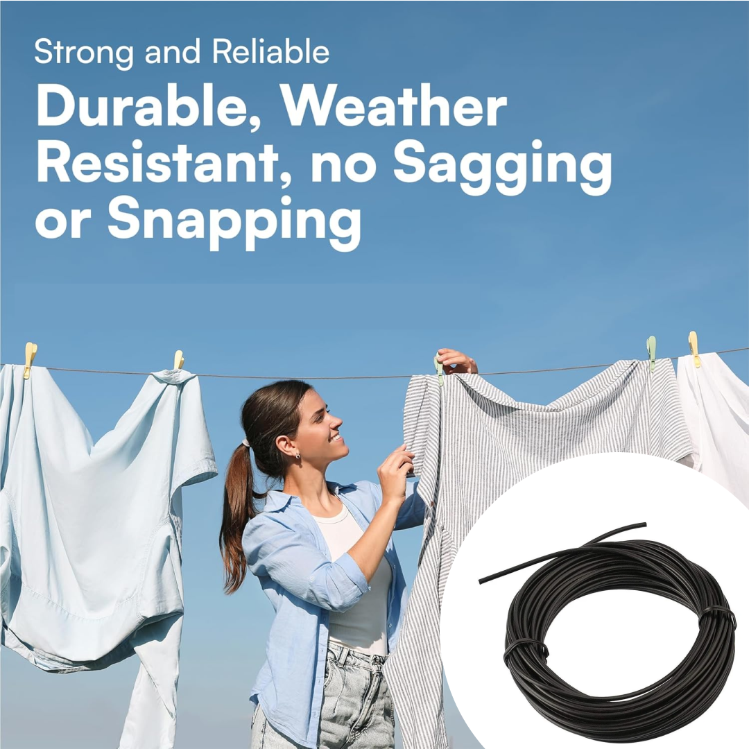 कपड़ा सुखाने का तार उच्च गुणवत्ता वाले कृषि और बागवानी उपयोग तार (25 मीटर)