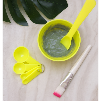 लड़कियों के उपयोग के लिए फेशियल मास्क बाउल सेट (6 पीस सेट)