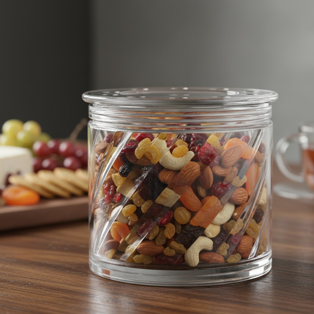 Dry Fruit Container , Storage Airtight Container For home & kitchen Use ( 750 ML )