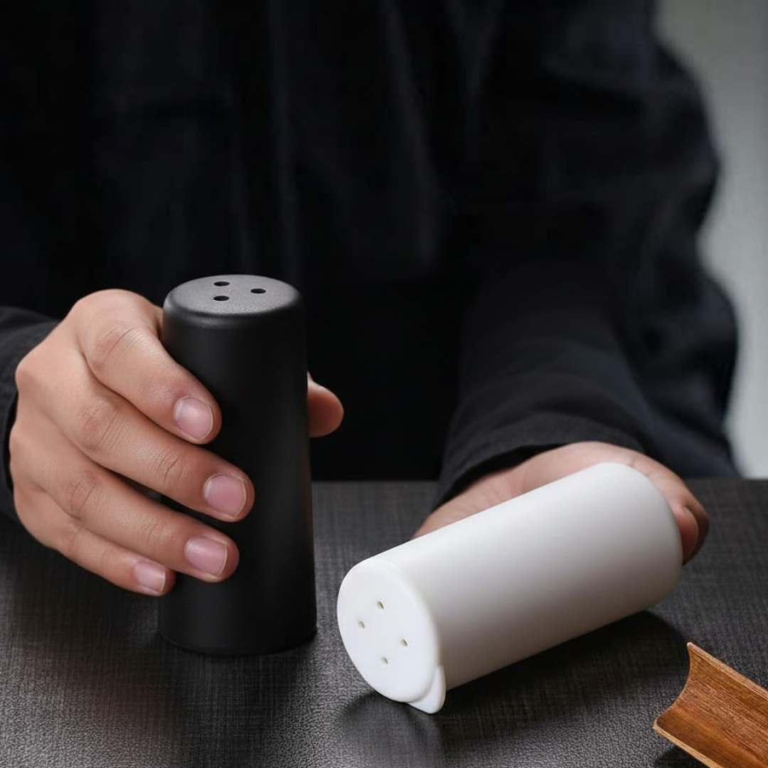 5317 સોલ્ટ મરી ડિસ્પેન્સર ડાઇનિંગ ટેબલ મસાલાનો સંગ્રહ કરવાનો ઉપયોગ અને ઘર અને હોટલના ઉપયોગ માટે નવો દેખાવ ડિસ્પેન્સર