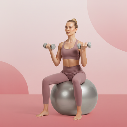 Heavy Duty Gym Ball Non-Slip Stability Ball with Foot Pump for Total Body Fitness (Copy)