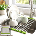 Roll-Up Dish Drying Rack – Space-Saving | CookAura