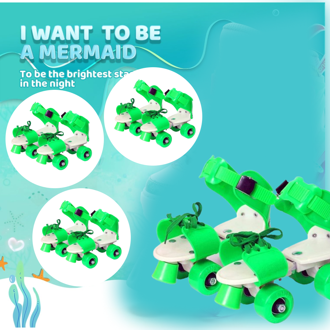 बच्चों के लिए रोलर स्केट्स, बहुत एडजस्टेबल और उपयोग करने में आरामदायक / रोलर स्केट, स्केटिंग / (1 का जोड़ा)