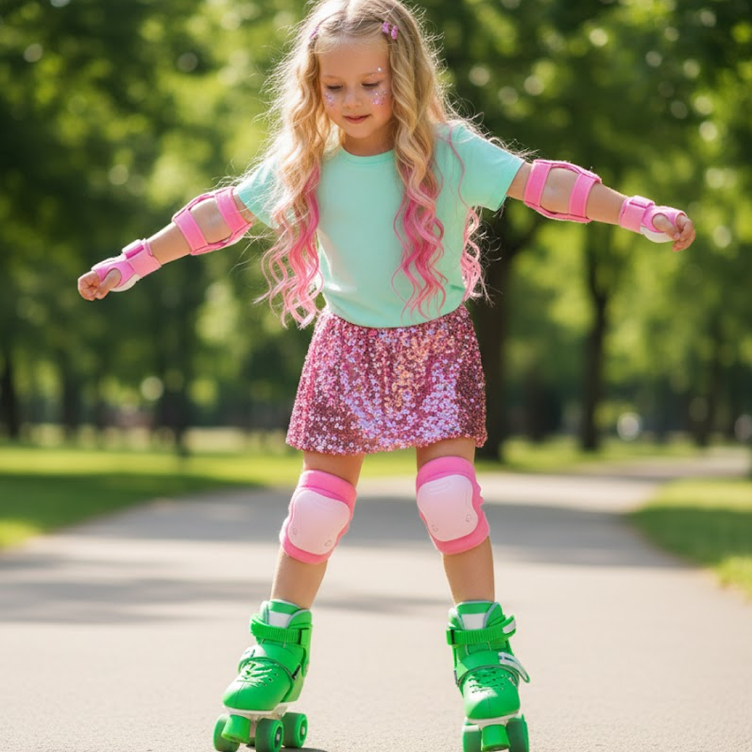 बच्चों के लिए रोलर स्केट्स, बहुत एडजस्टेबल और उपयोग करने में आरामदायक / रोलर स्केट, स्केटिंग / (1 का जोड़ा)