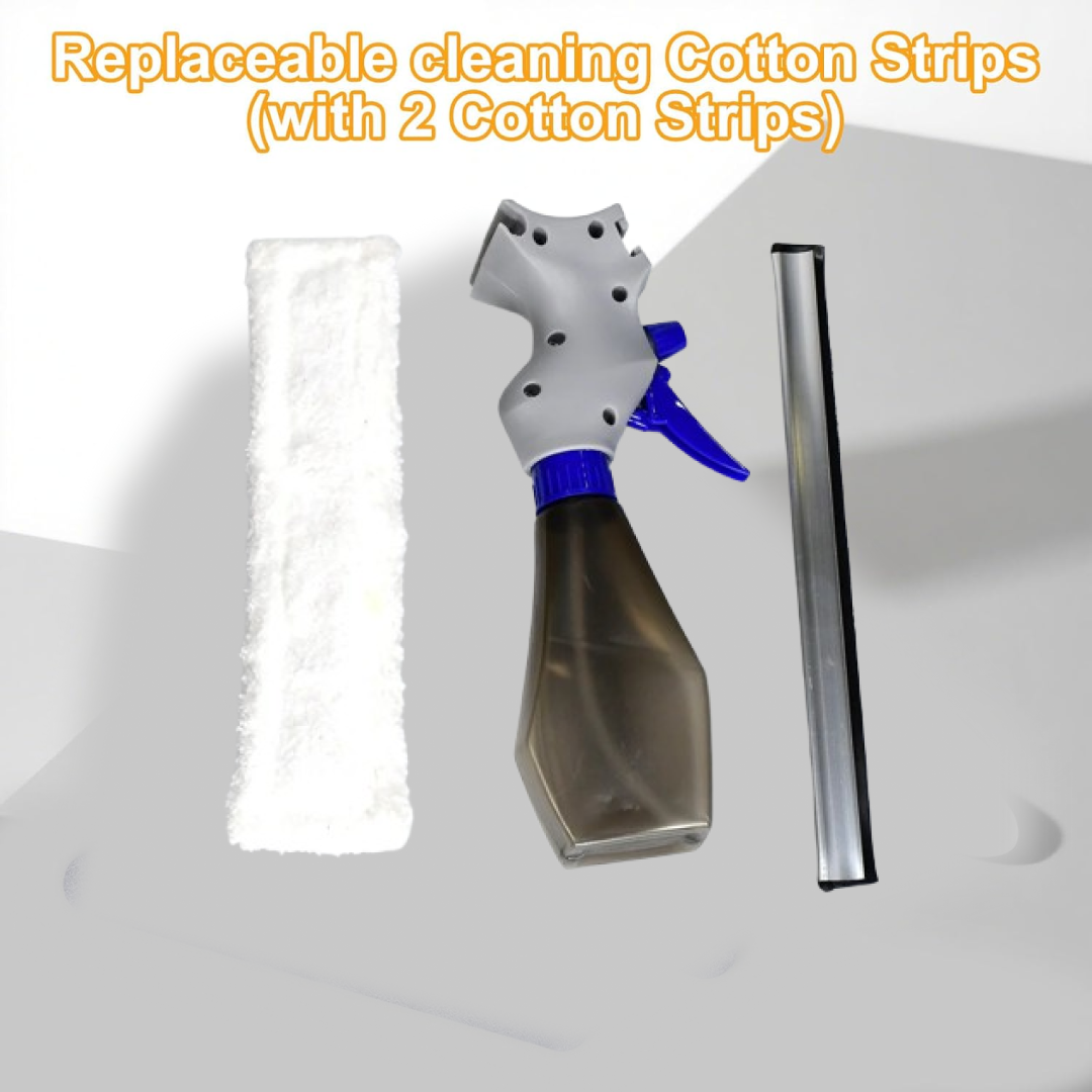 Plastic Easy Glass Cleaner 3 in 1 Spray Type Cleaning Brush, Pack of 1