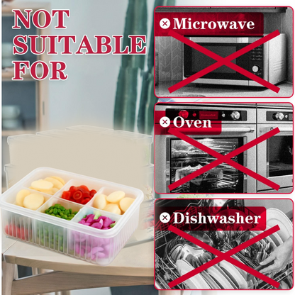 Fridge Storage Box – Freezer & Kitchen Organizer for Vegetables & Food (1 Pc)