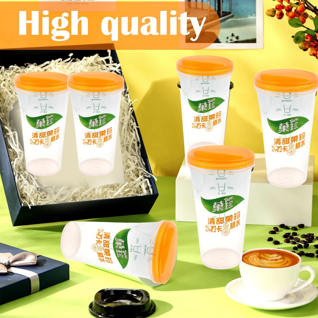 प्लास्टिक का पानी, घर के बाहरी कामों के लिए कॉफी कप, प्रशंसा और प्रेरणा पोर्टेबल प्लास्टिक कॉफी कप / टम्बलर यात्रा, घर, कार्यालय, यात्रा प्रेमियों के लिए उपहार