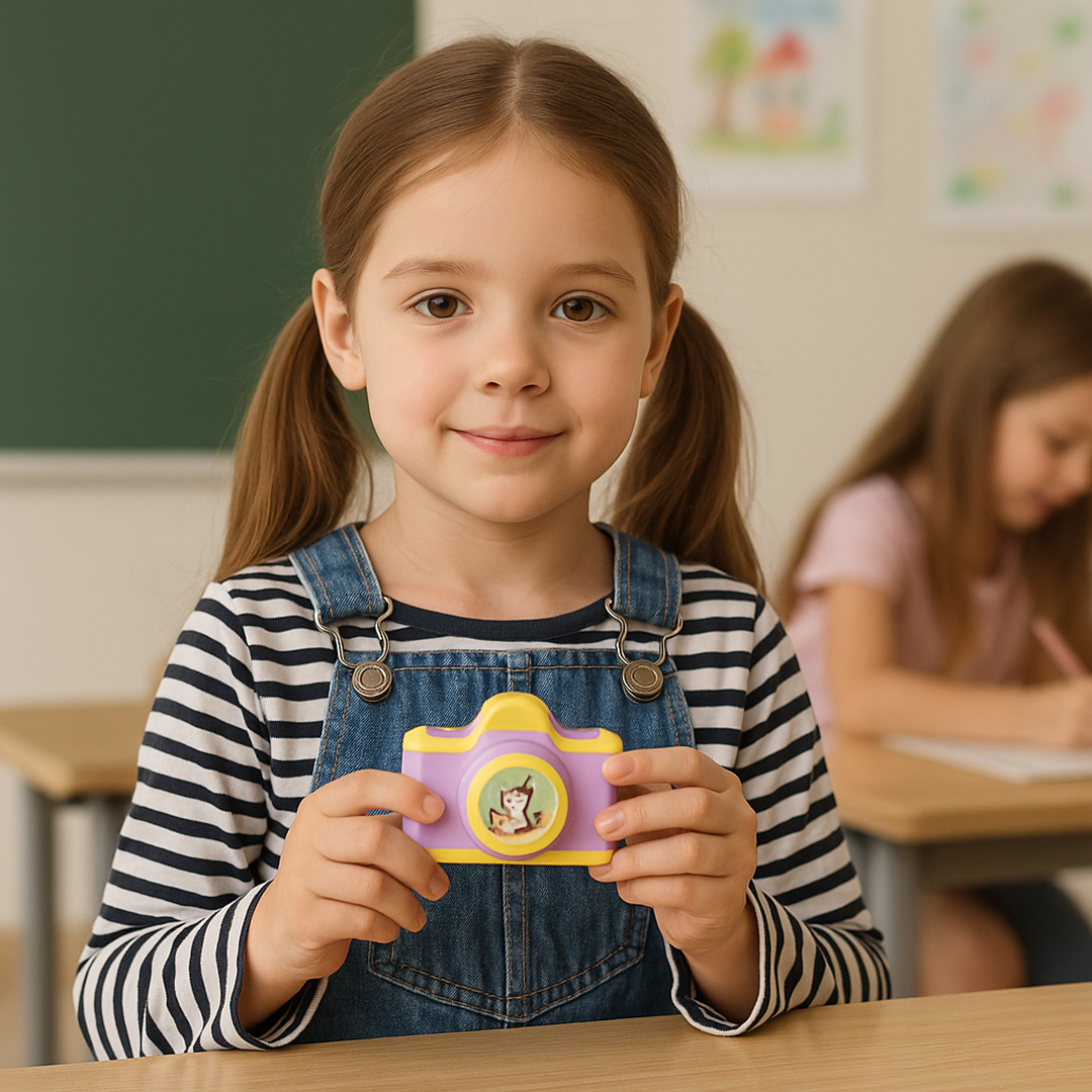 Camera Shape Pencil Sharpener – Stylish & Lightweight Manual Sharpener for Kids & Office Use (1 Pc)