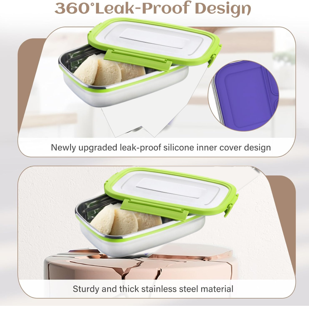 Ganesh Junior Stainless Steel Lunch Pack for Office & School Use