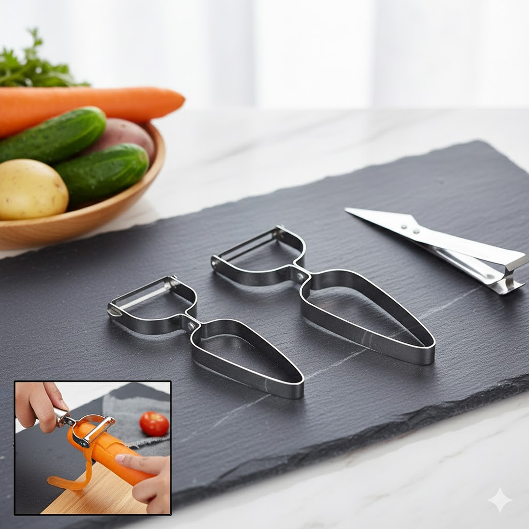 Multifunctional Peeler, Grater for Vegetable Fruit (3 Pcs Set)