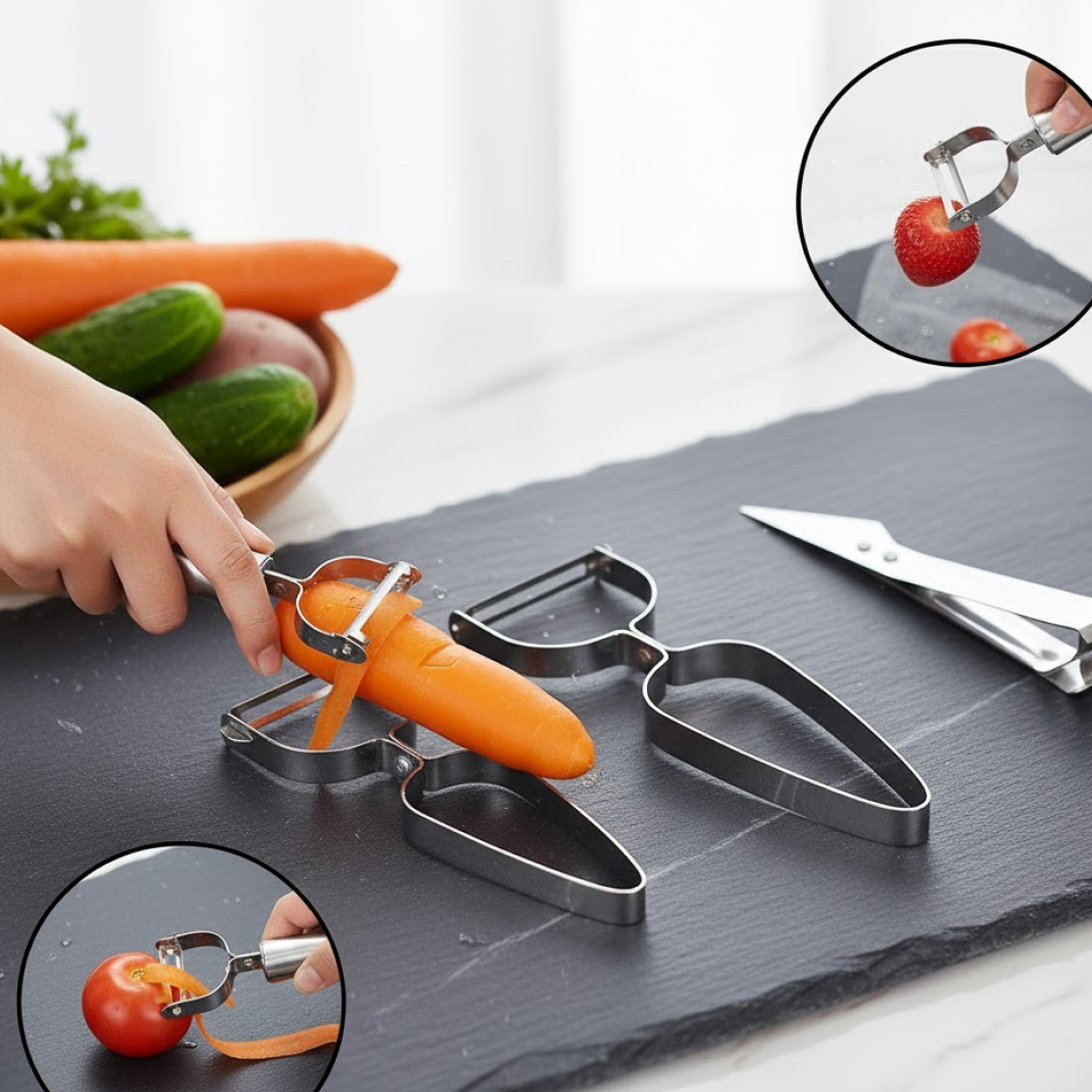 Multifunctional Peeler, Grater for Vegetable Fruit (3 Pcs Set)