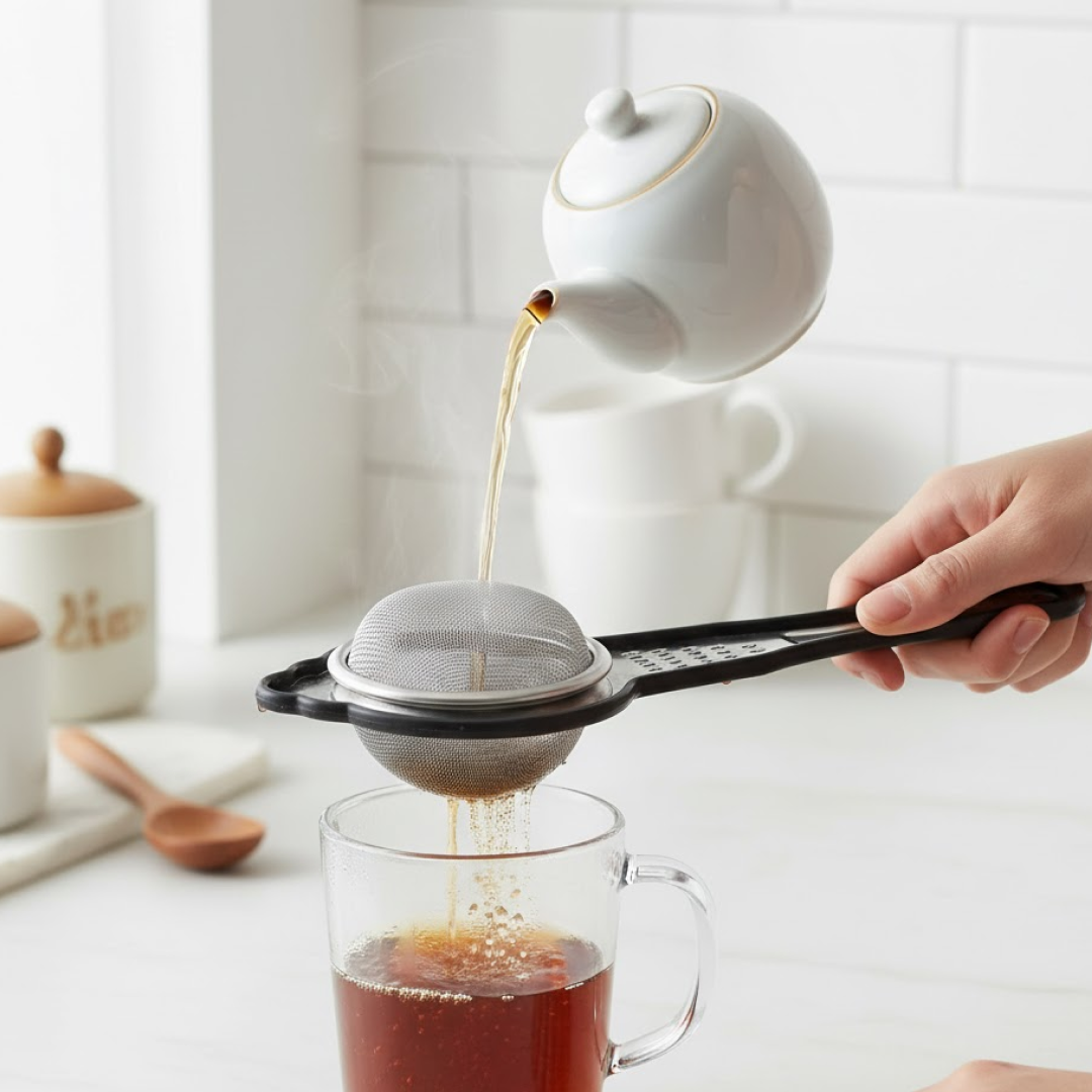 Ritu Heavy-Duty Stainless Steel Fine Mesh Tea Strainer (1 Pc)