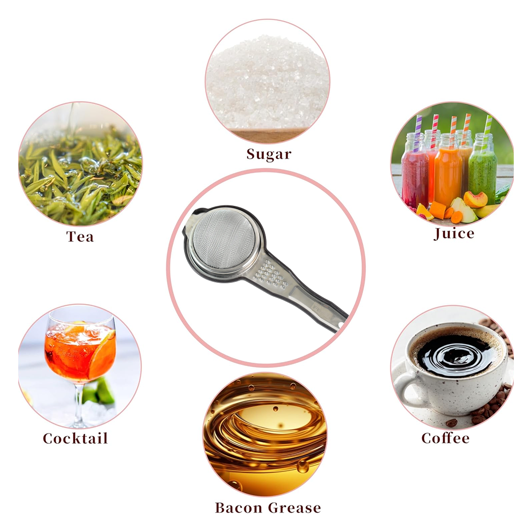 Ritu Heavy-Duty Stainless Steel Fine Mesh Tea Strainer (1 Pc)
