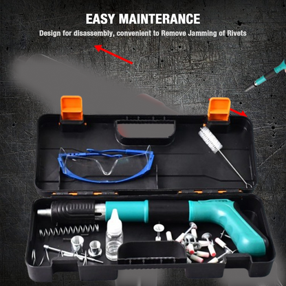 Professional Heavy-Duty Manual Rivet/Anchor Fastening Gun Tool Kit