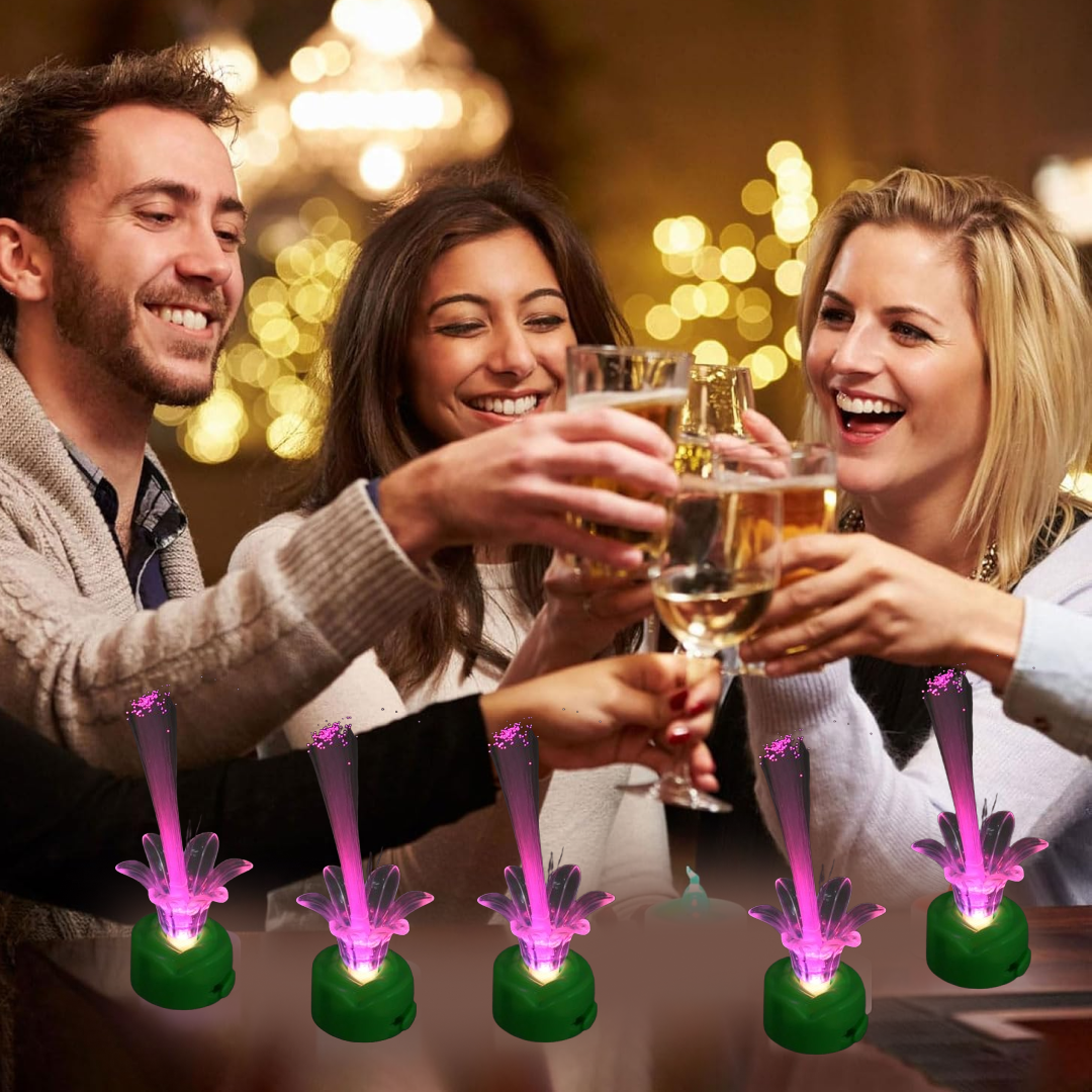 LED Candlelight Colourful Candle Decoration LED Light, Diwali (1 Pc / Multicolor Light)