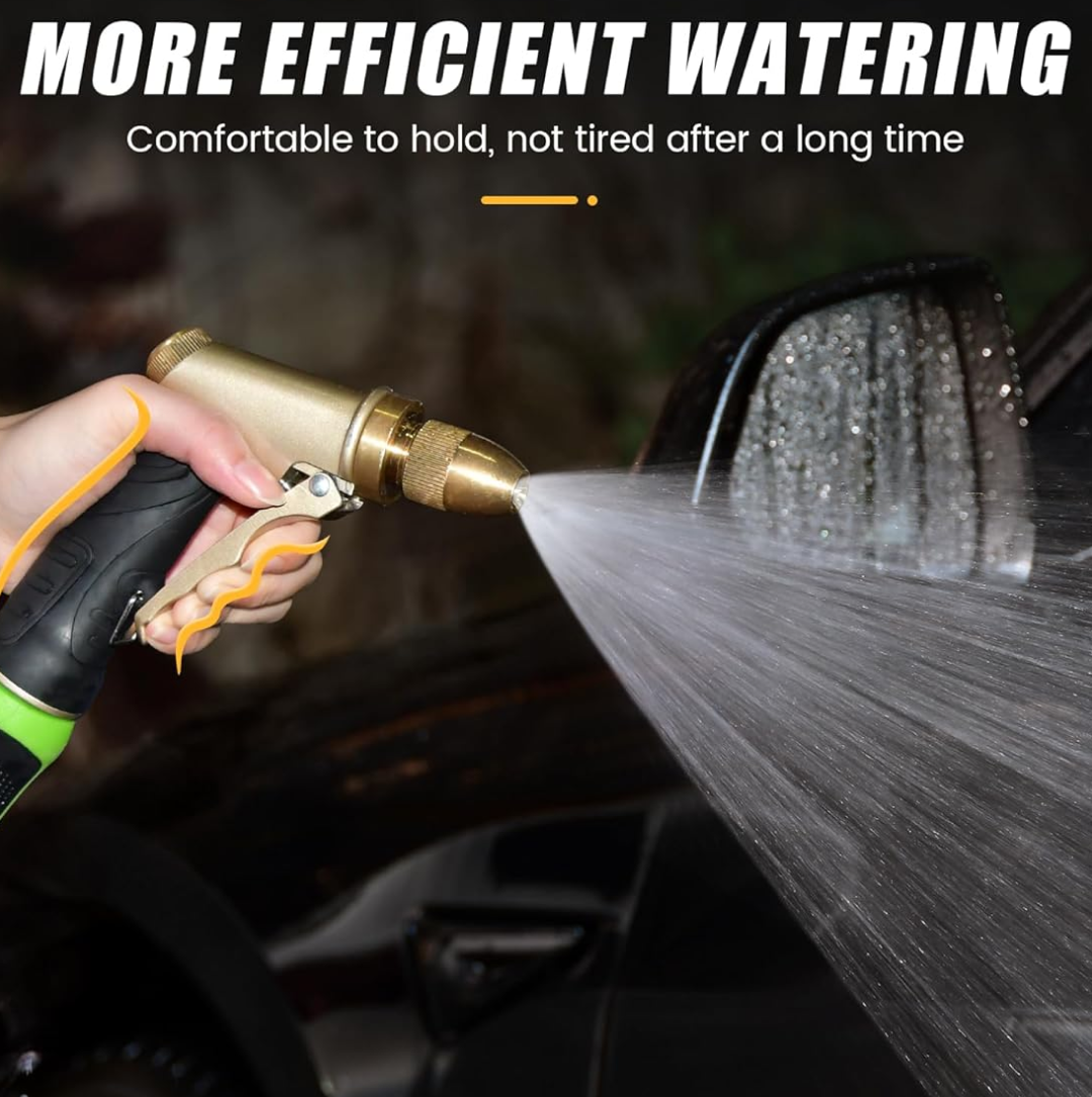 water spray nozzle for water pipe booster nozzle for car wash nozzle with high pressure water adjustable brass nozzle water spray gun for gardening watering tools