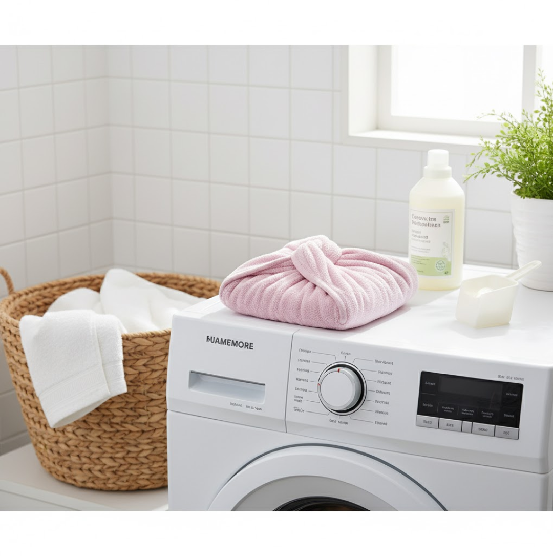 त्वरित पगड़ी बाल सुखाने वाला शोषक माइक्रोफाइबर तौलिया / सूखी शॉवर कैप्स