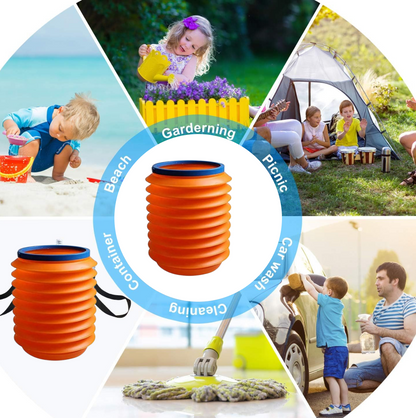 Foldable Storage Bucket – Water Container & Dustbin for Home, Car, Kitchen