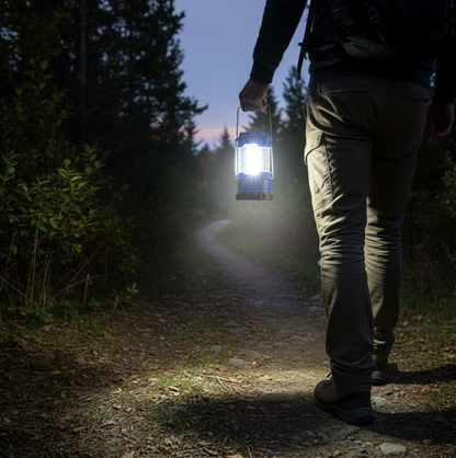 Portable Waterproof Camping Lantern for Hiking & Fishing (Battery Not Included)
