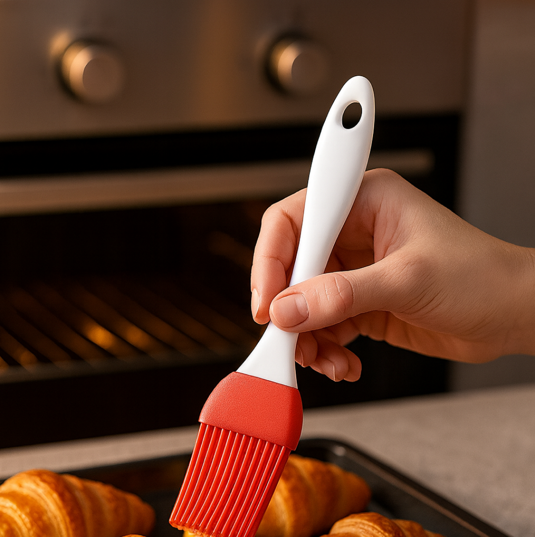 Spatula and Pastry Brush for Cake Decoration